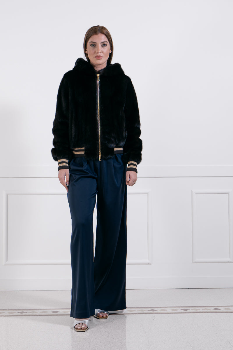 Bomber in visone