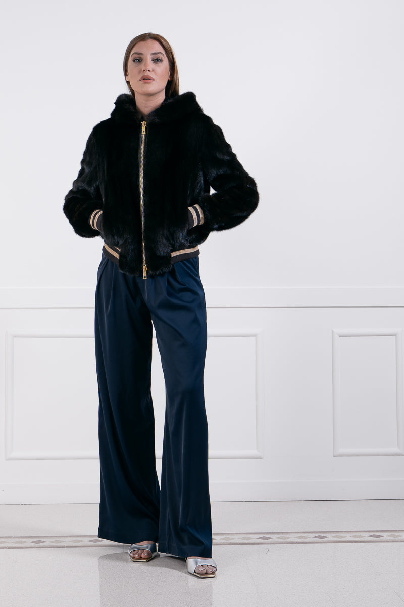 Bomber in visone