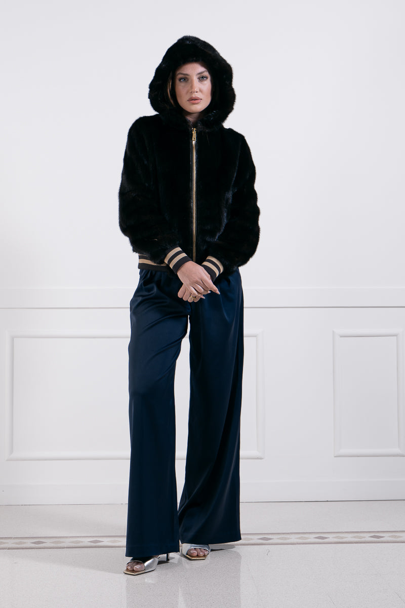 Bomber in visone