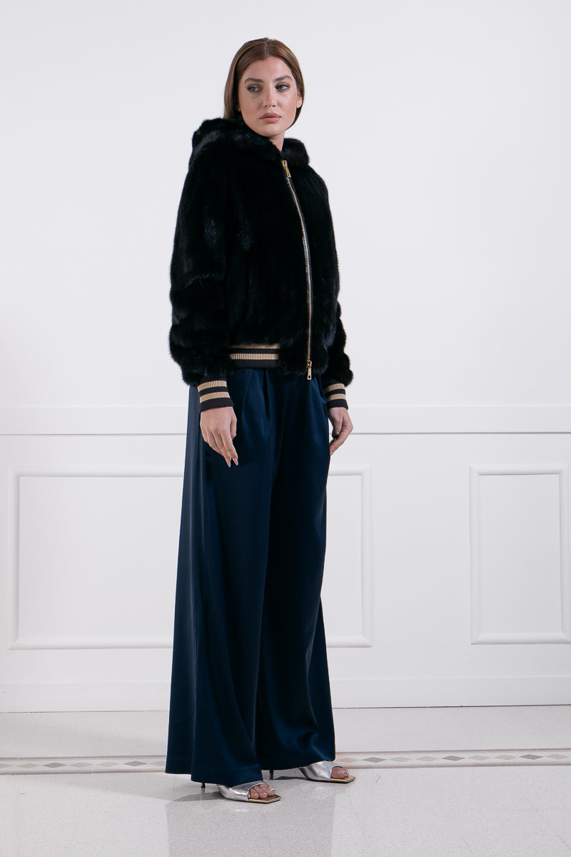 Bomber in visone