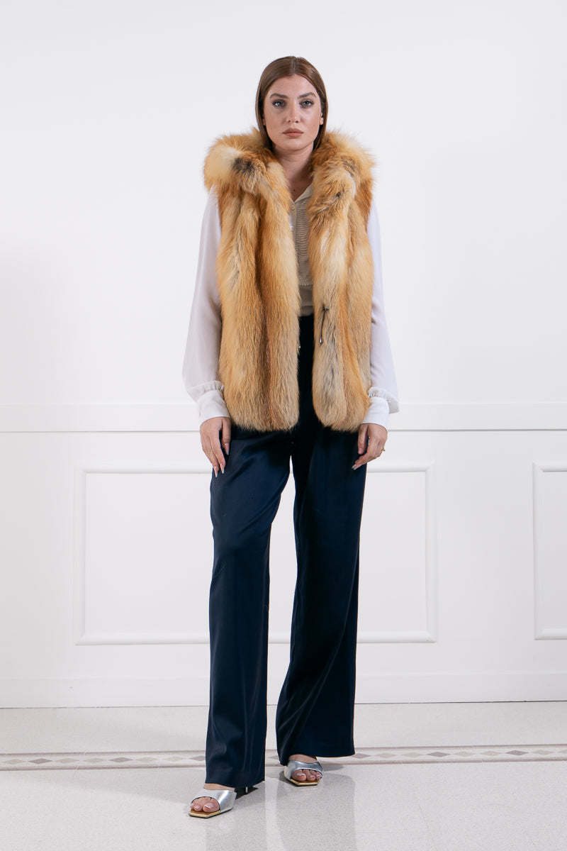 Gilet in volpe