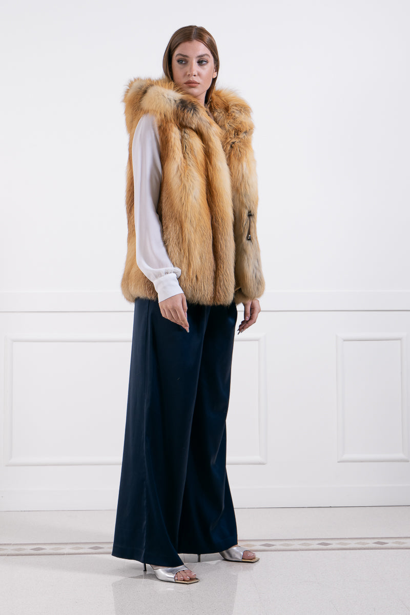 Gilet in volpe