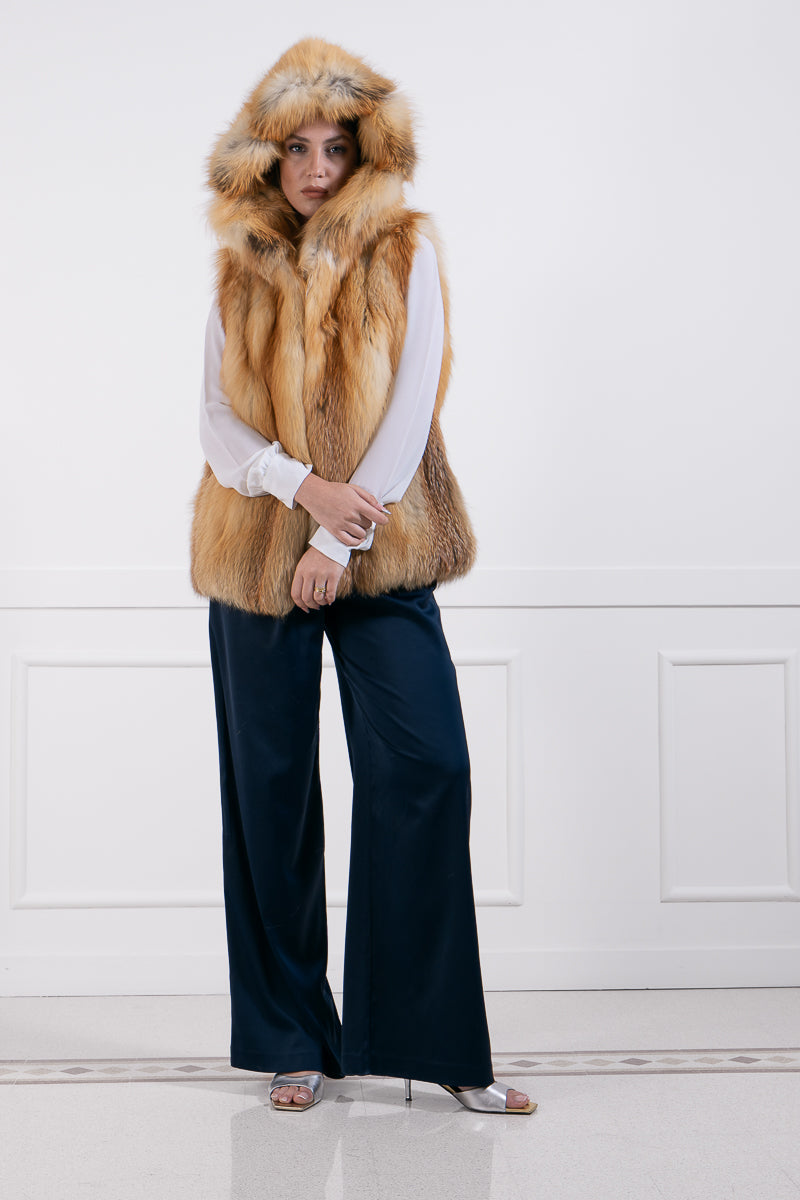Gilet in volpe