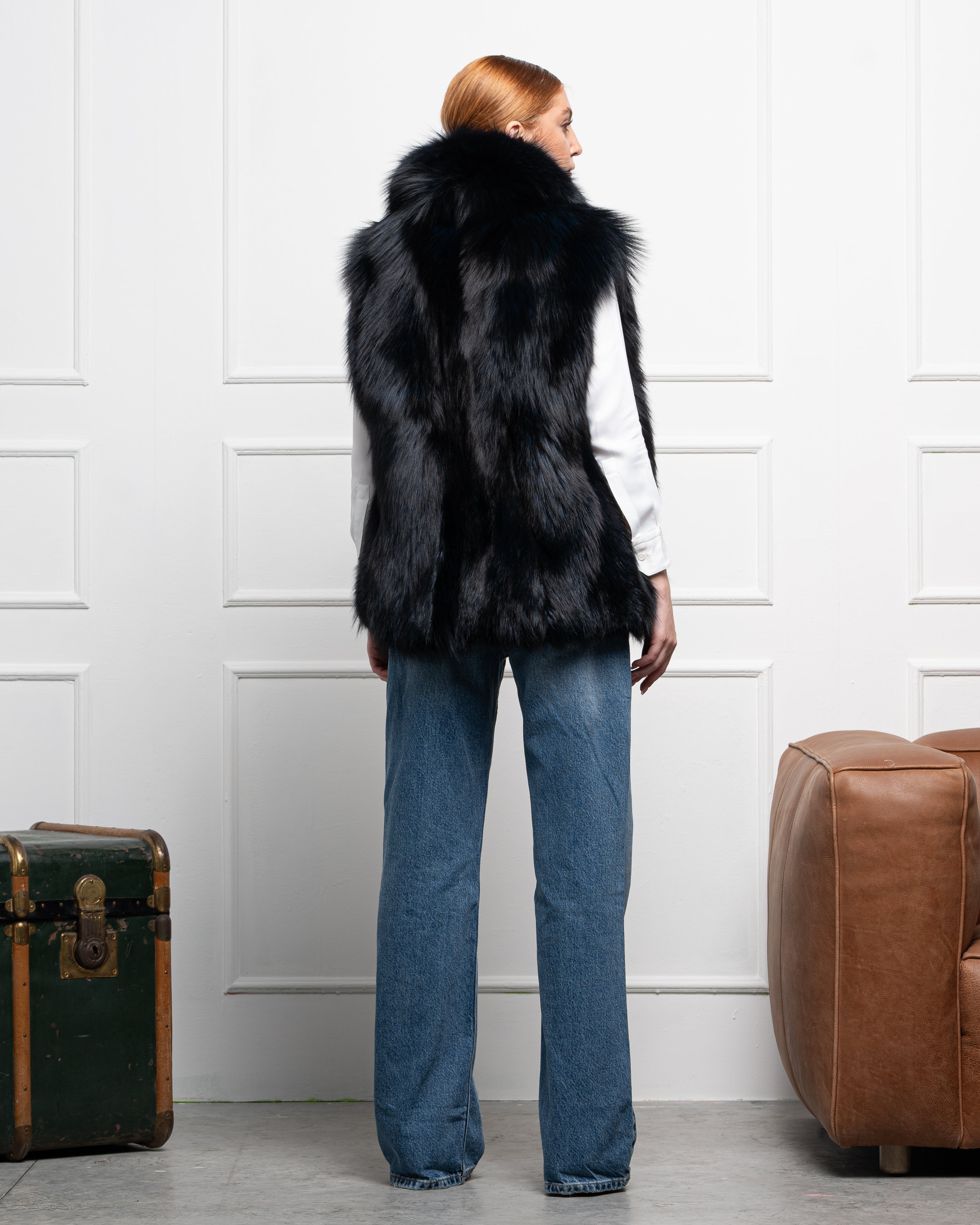 Gilet in Volpe