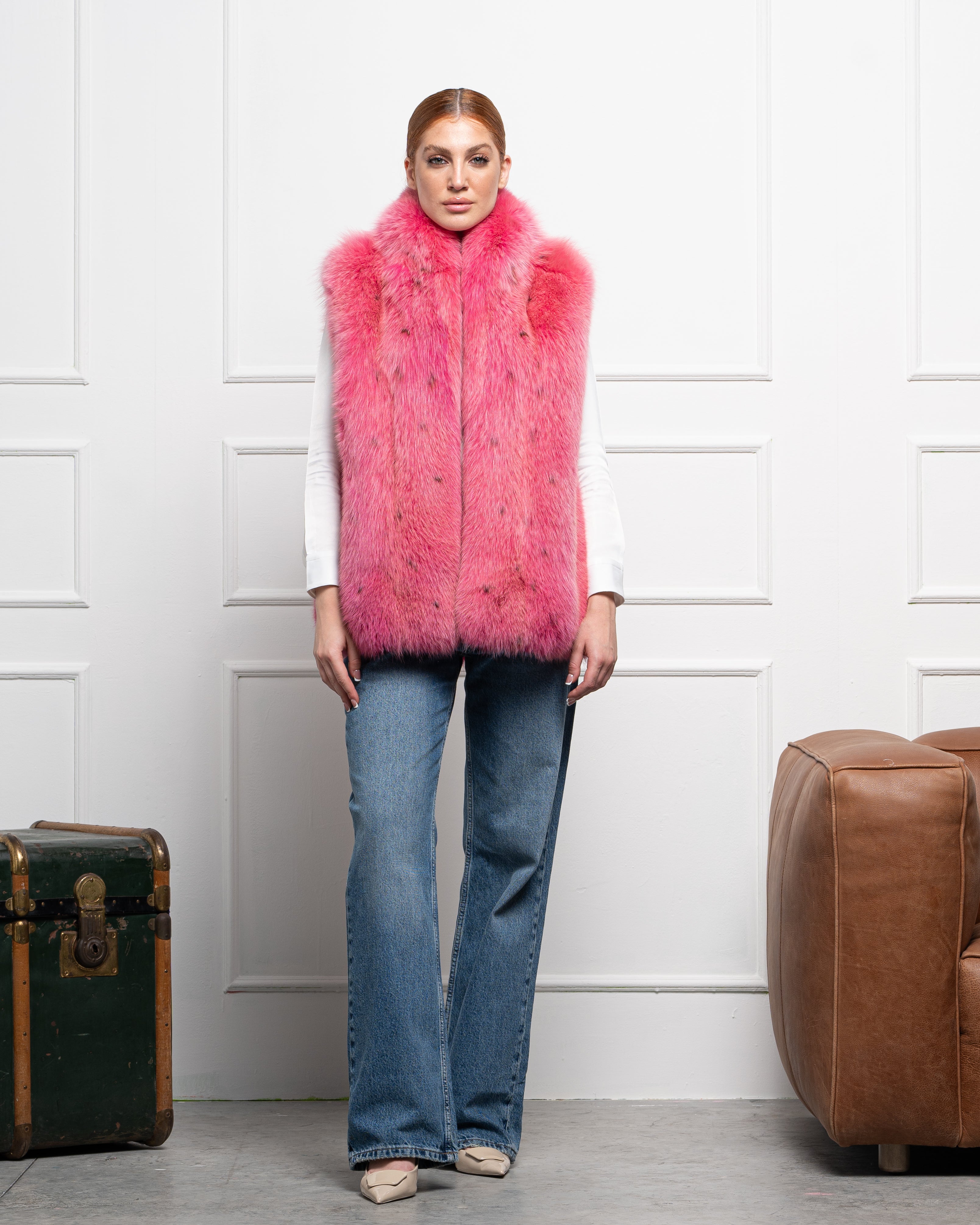 Gilet in Volpe