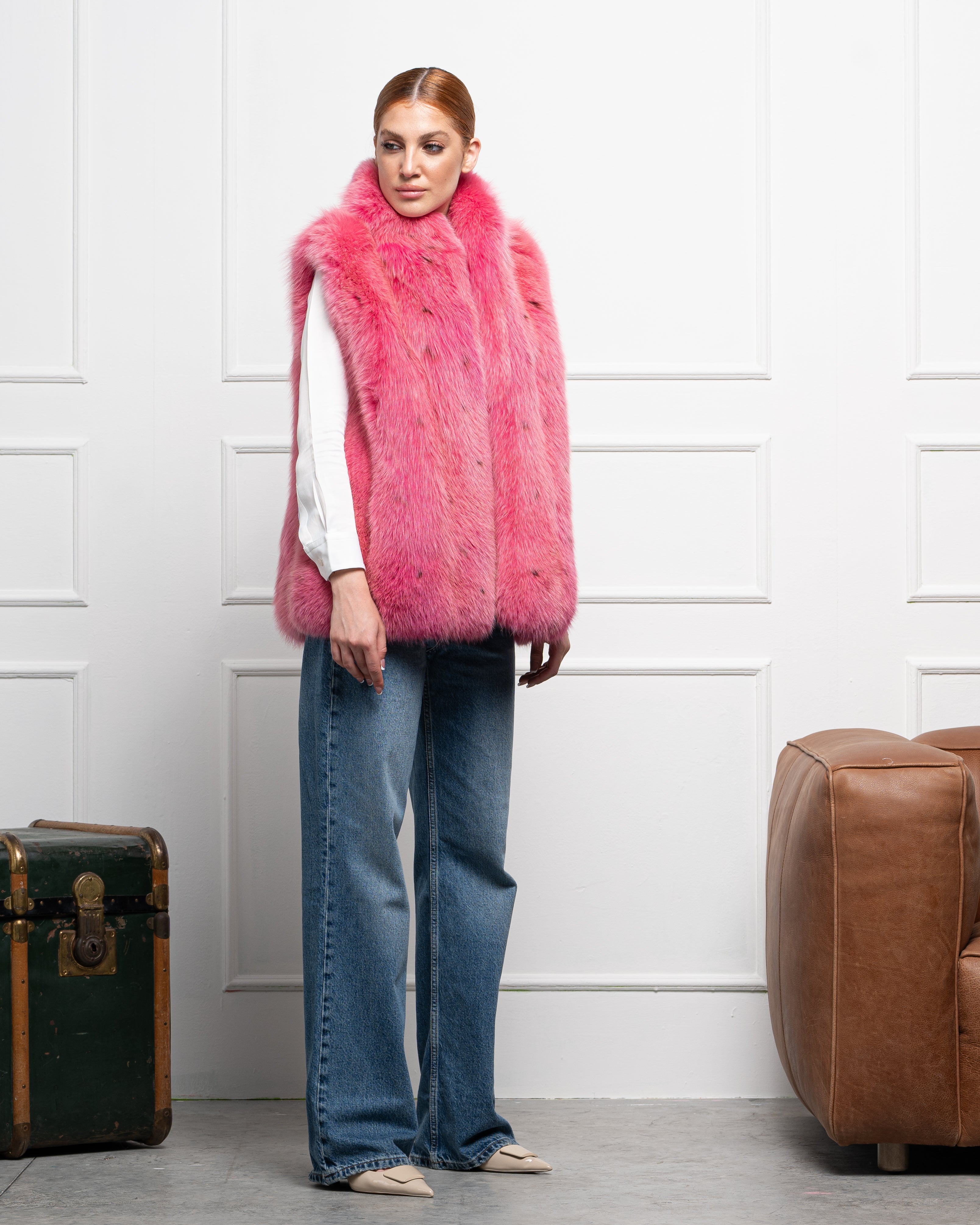 Gilet in Volpe