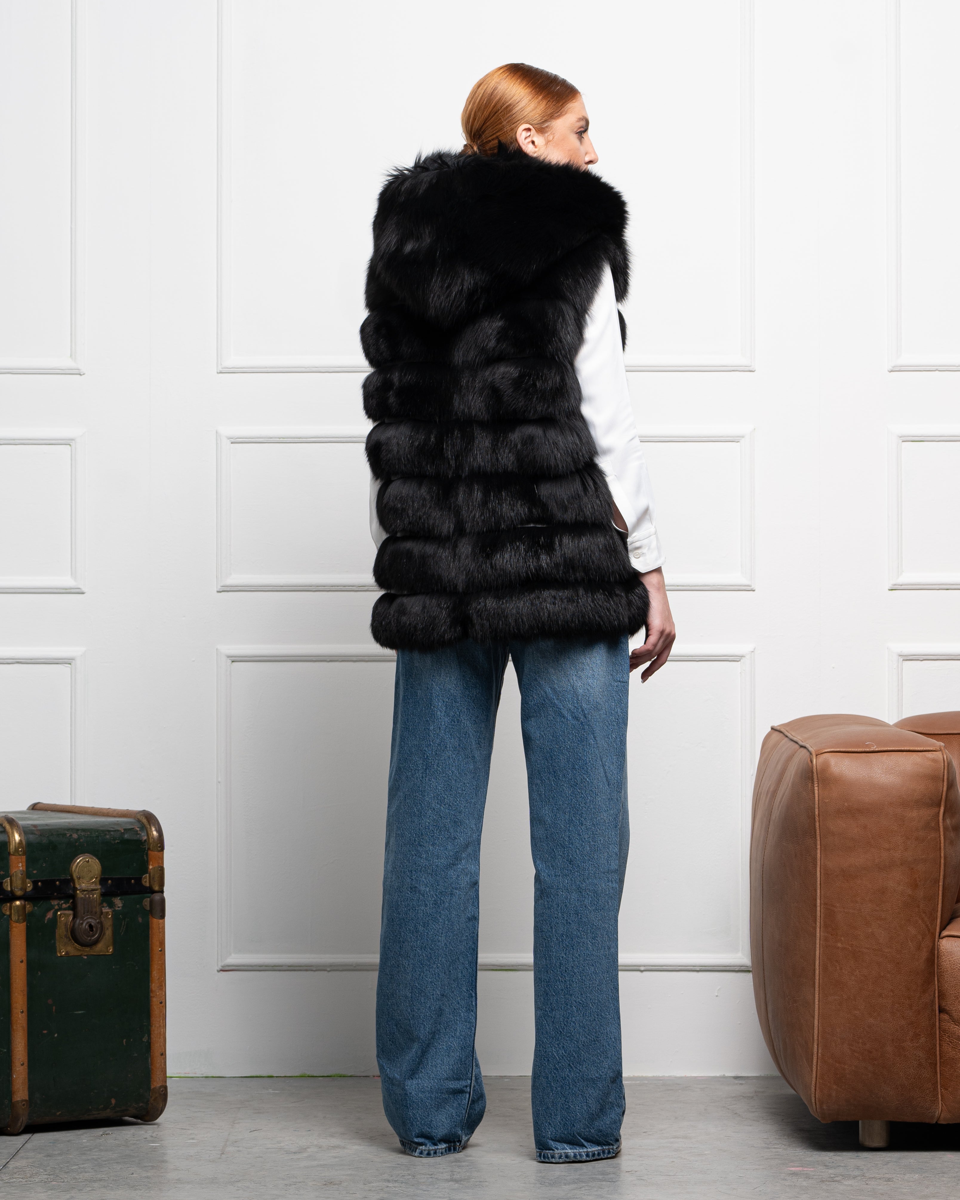 Gilet in Volpe