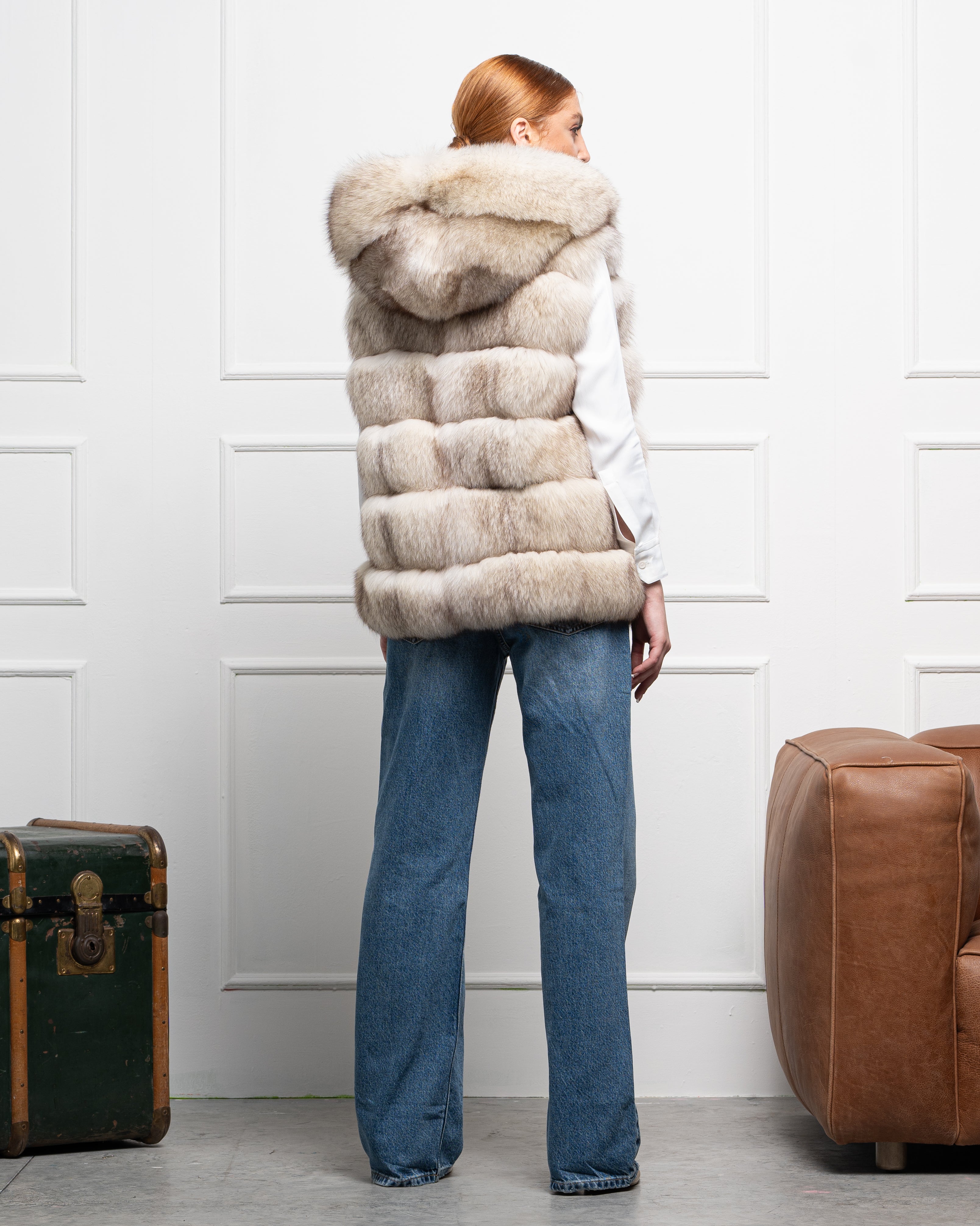 Gilet in Volpe