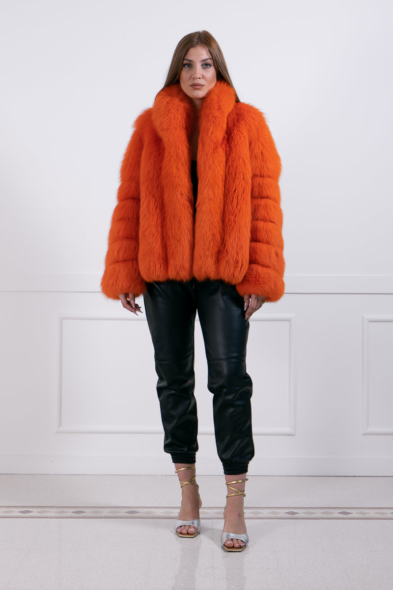 Orange fox jacket