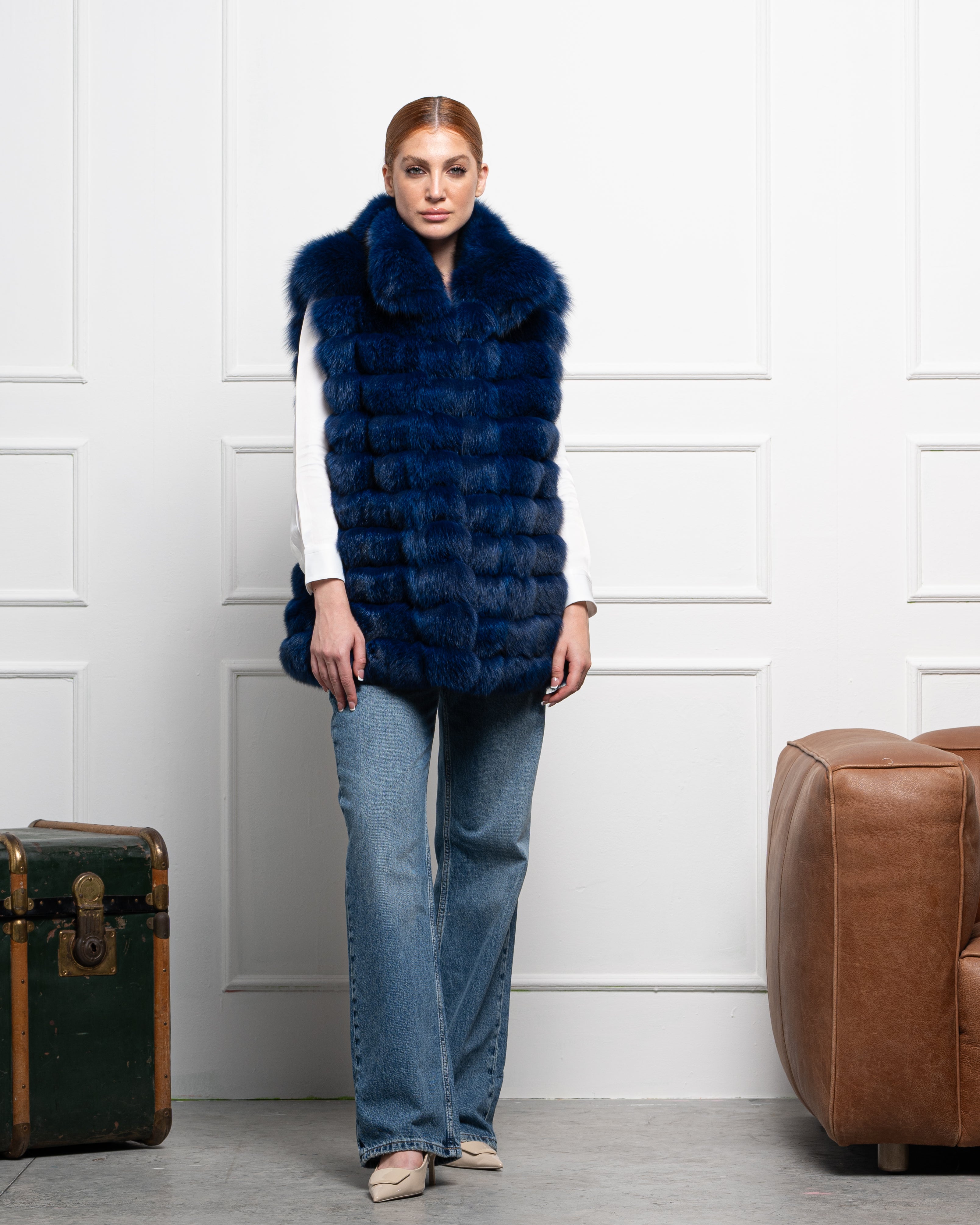 Gilet in Volpe