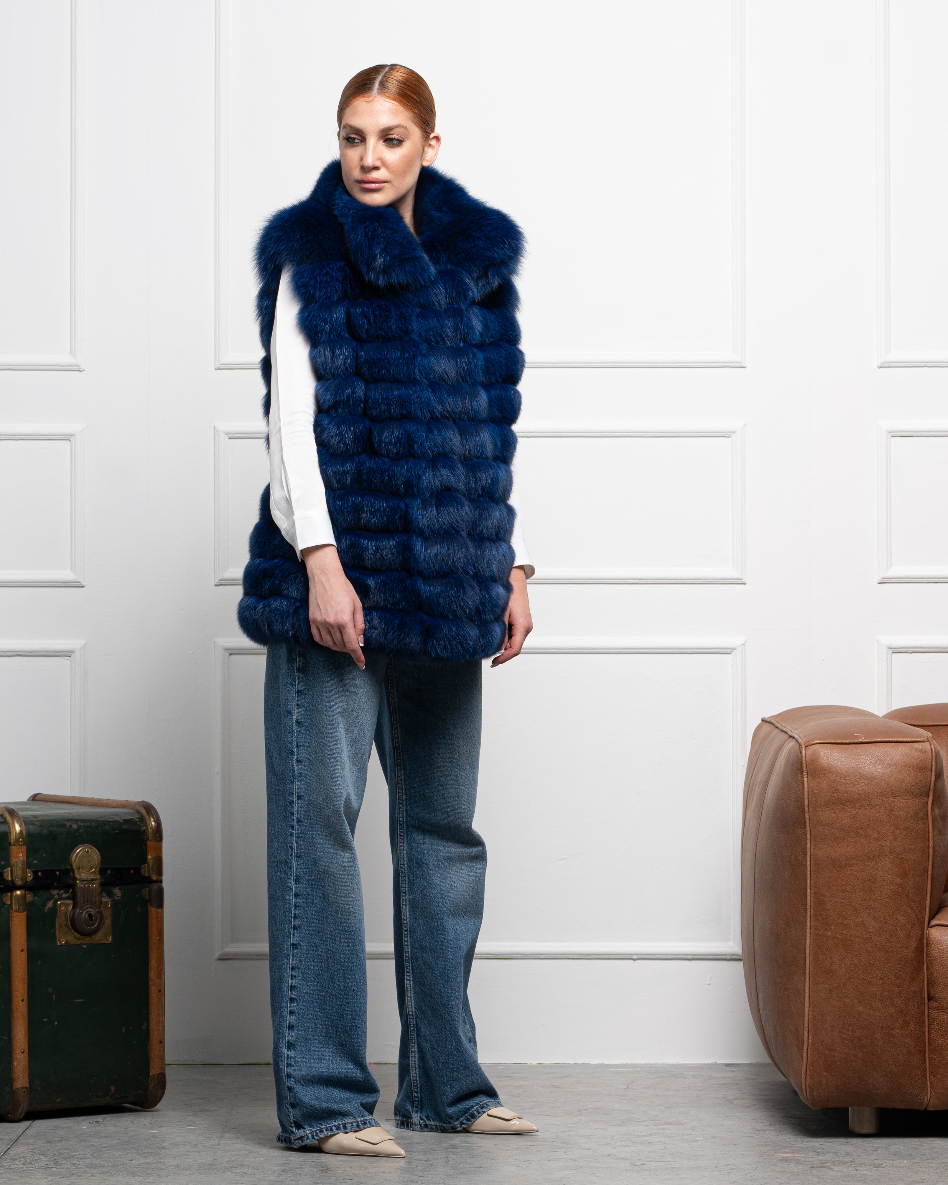 Gilet in Volpe