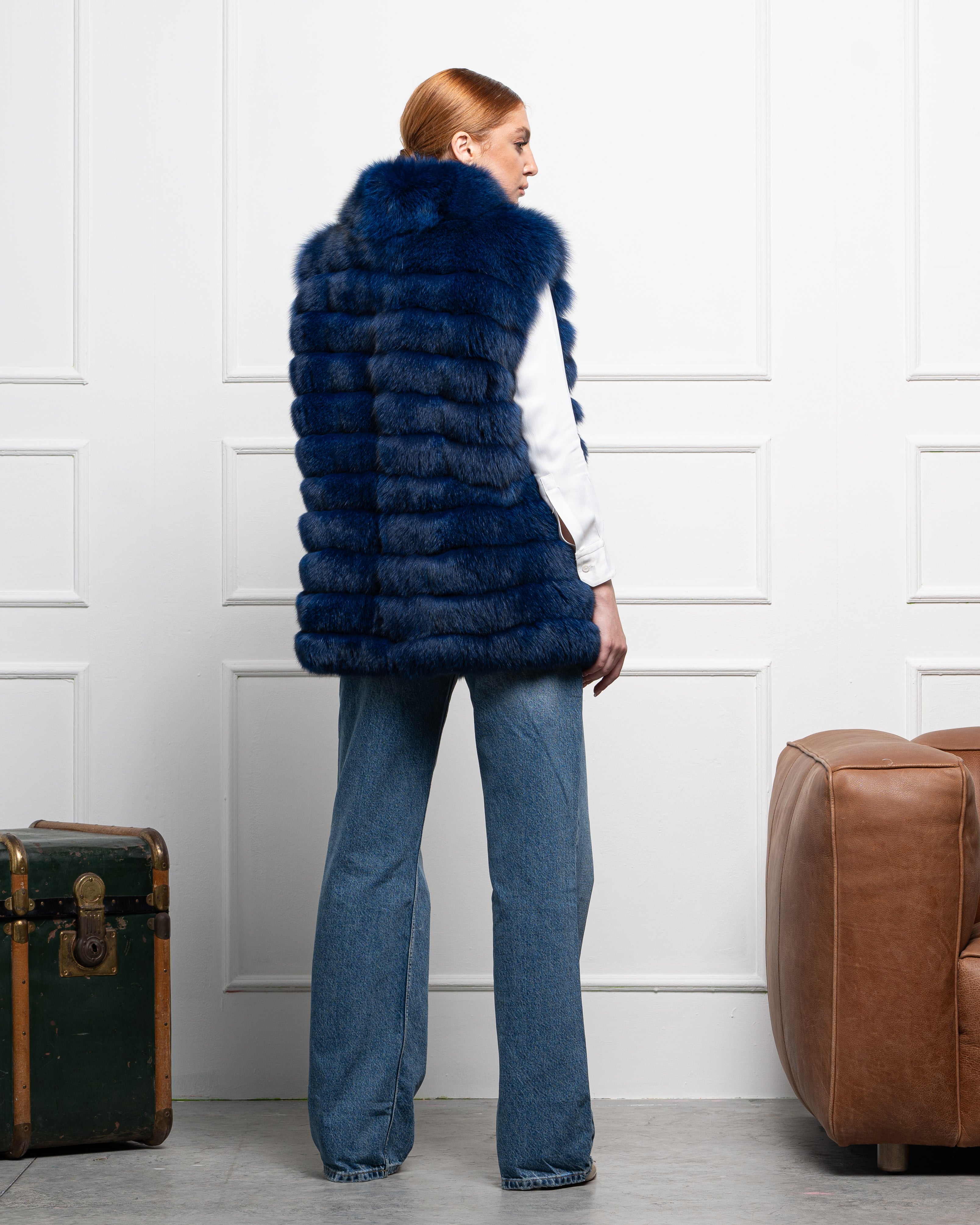 Gilet in Volpe