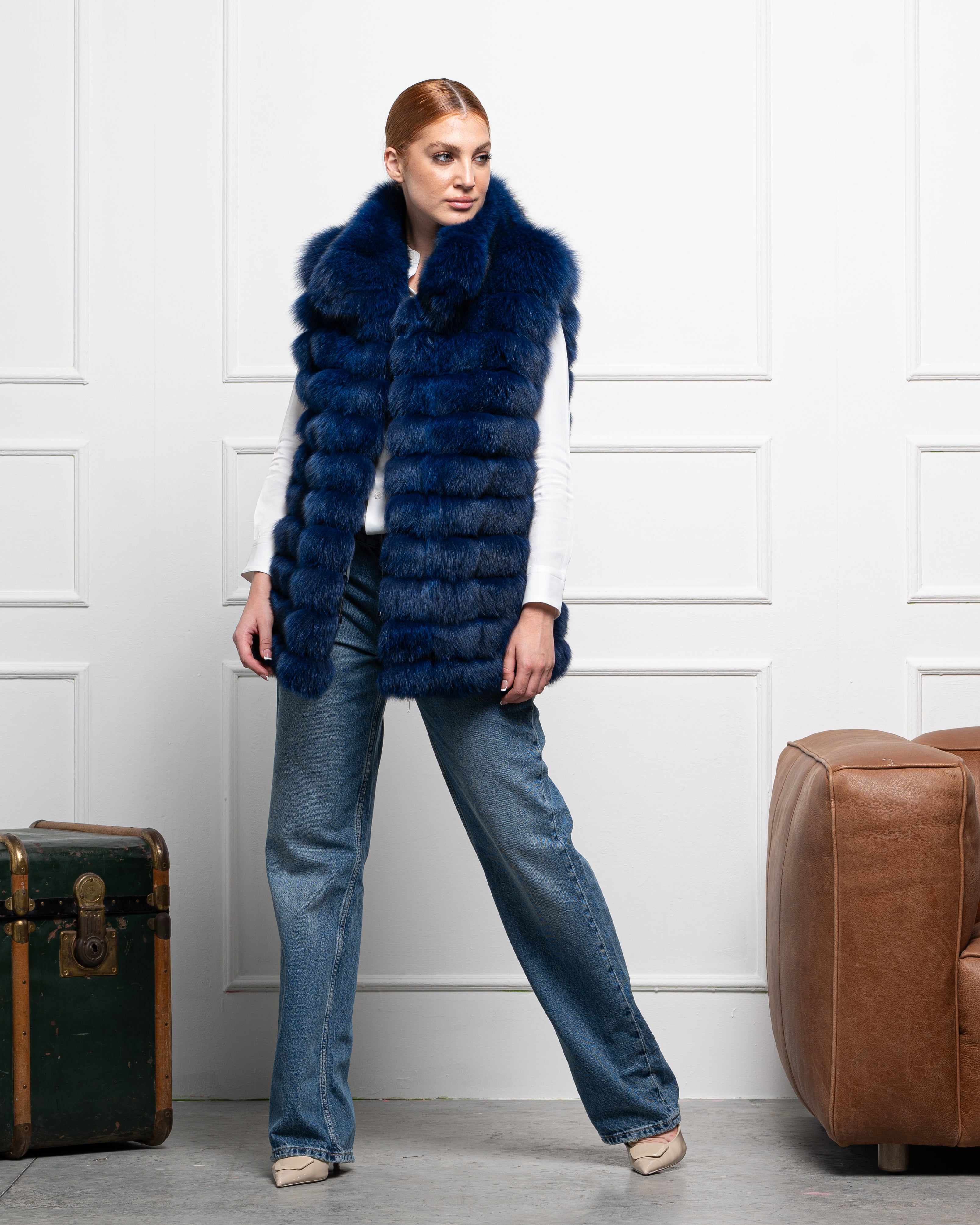 Gilet in Volpe