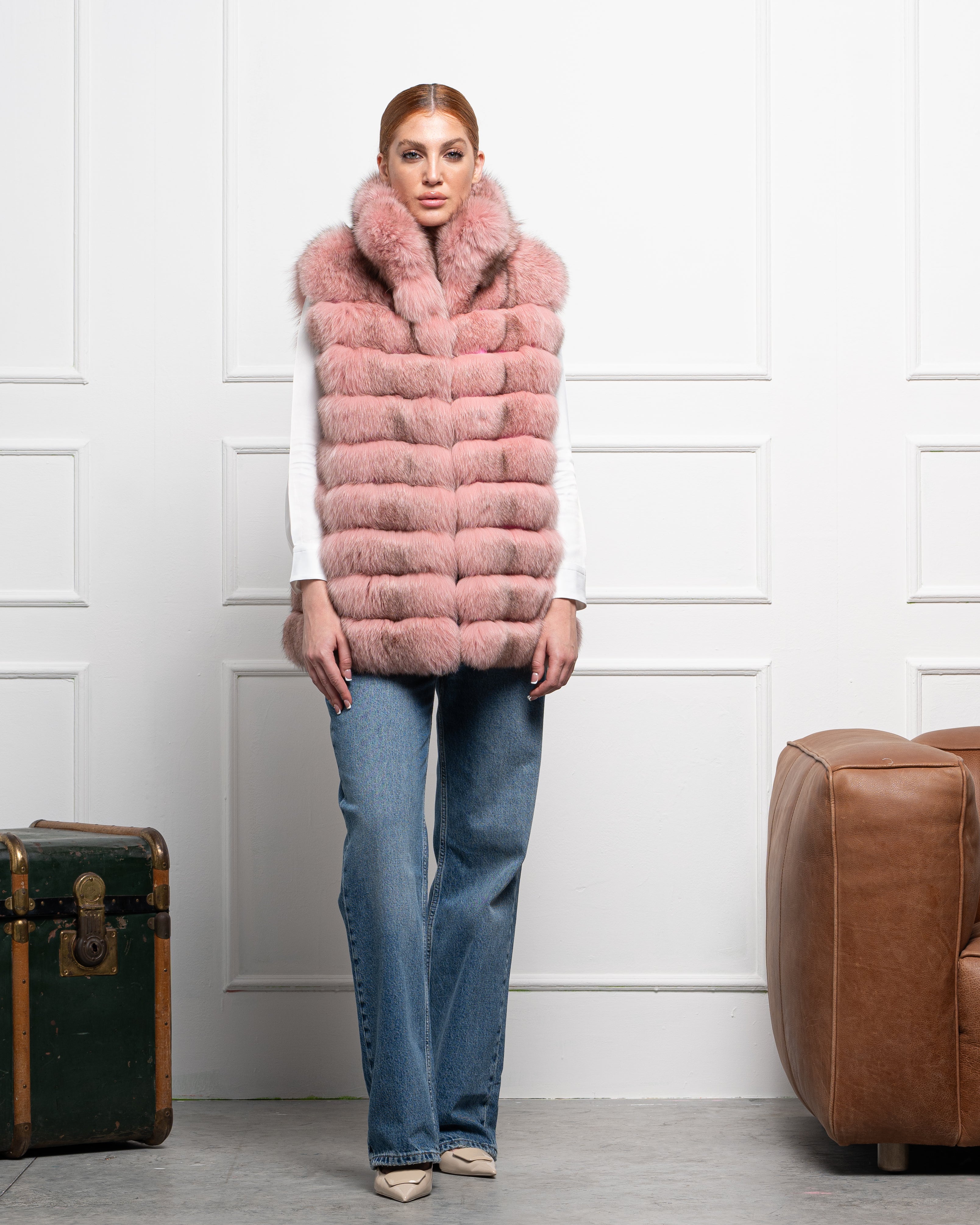 Gilet in Volpe