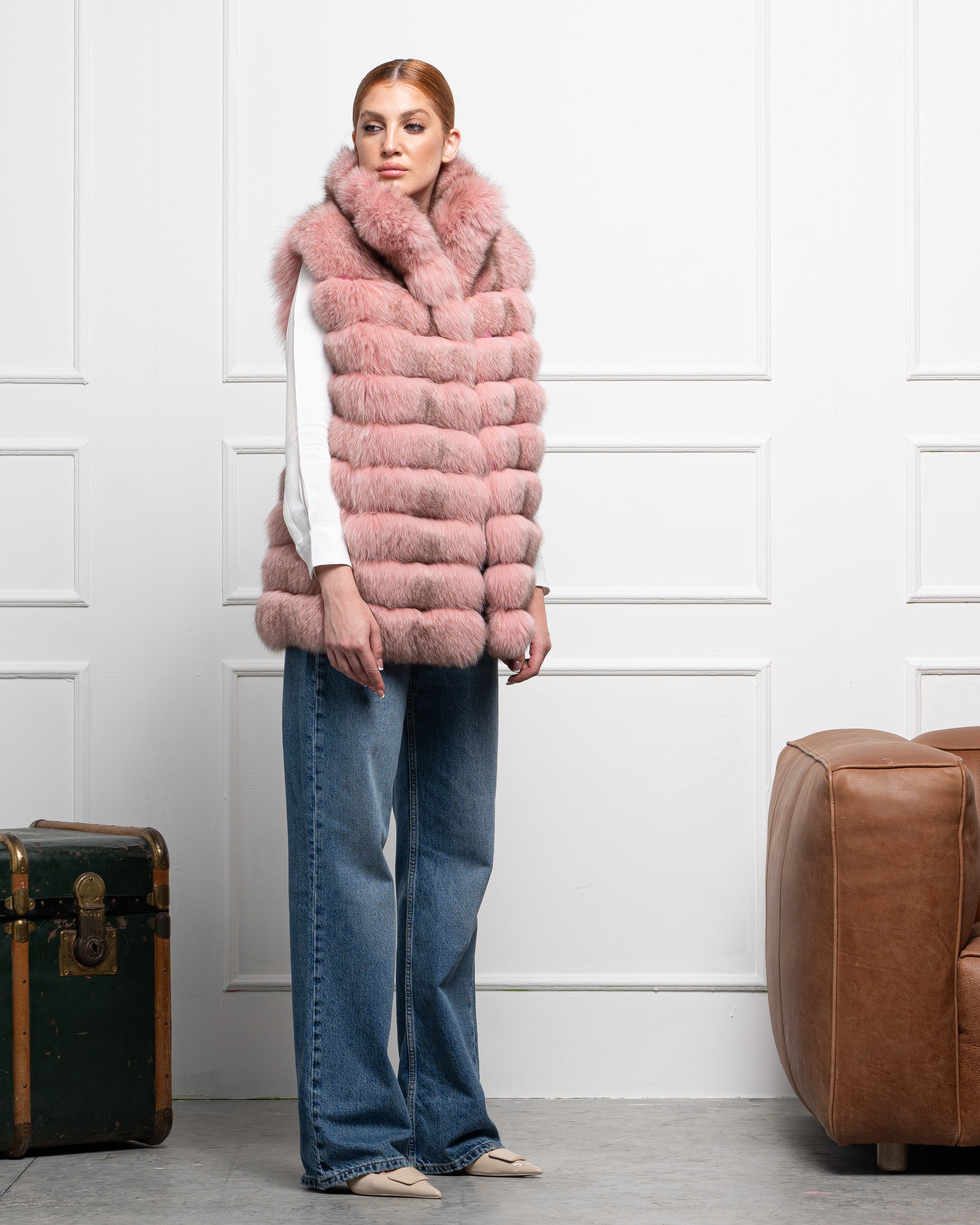 Gilet in Volpe