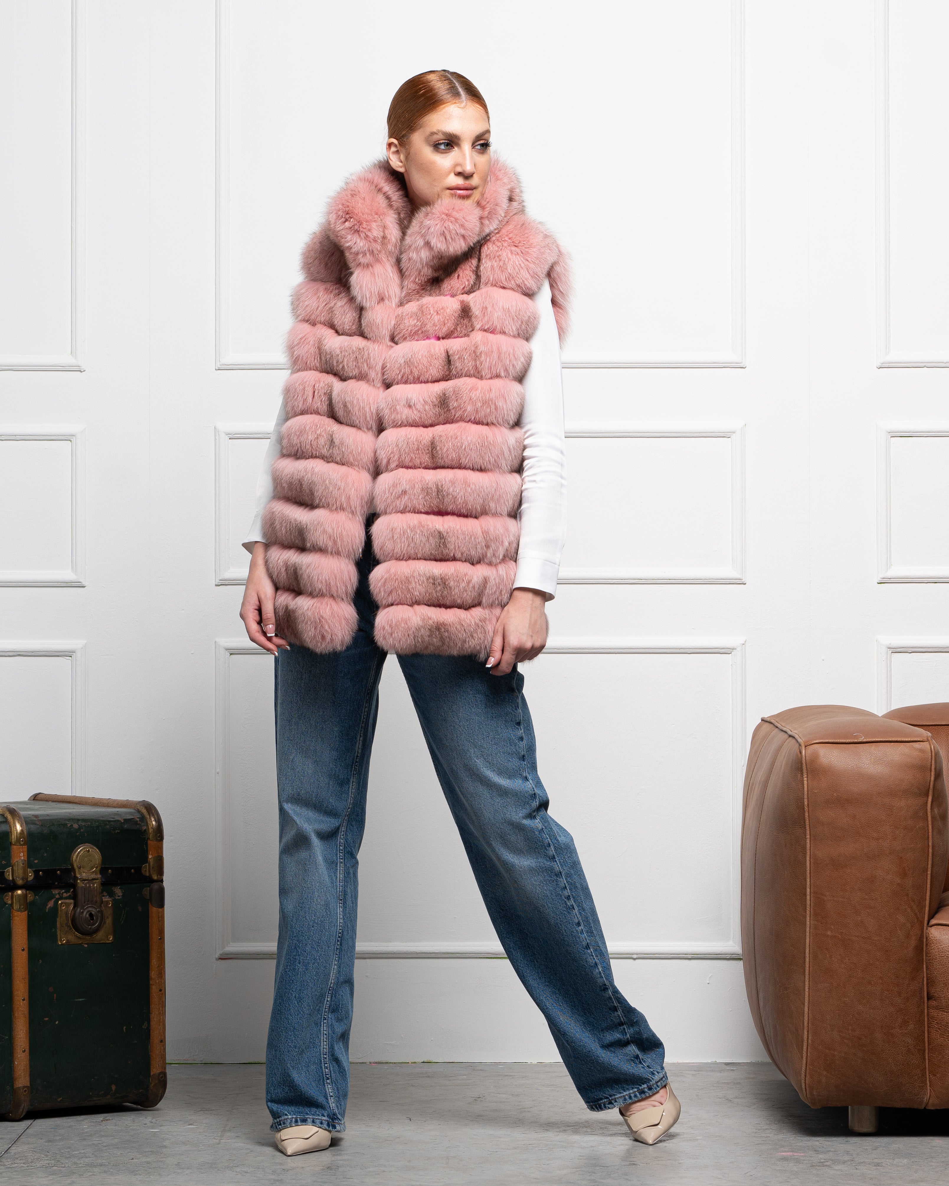 Gilet in Volpe