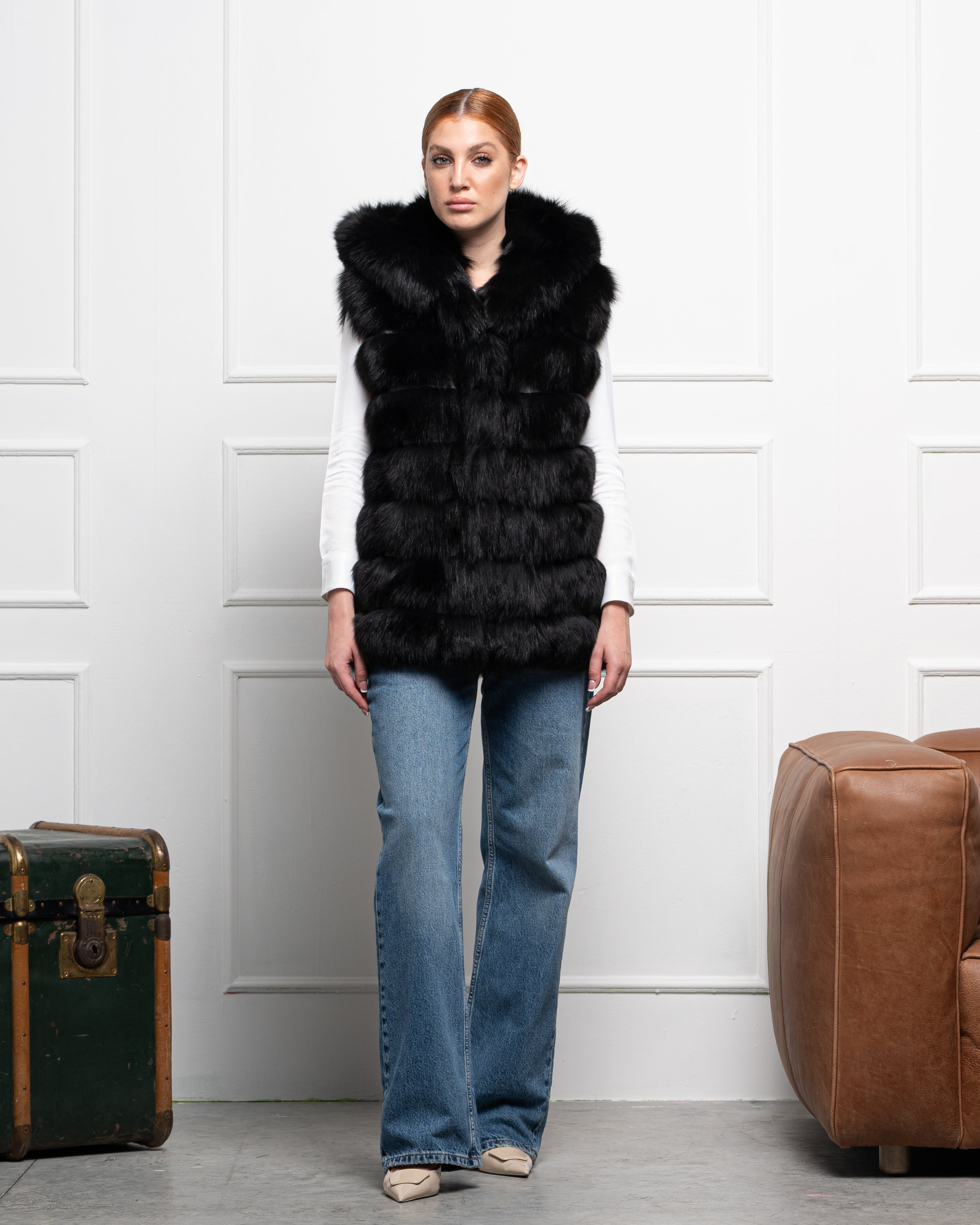 Gilet in Volpe