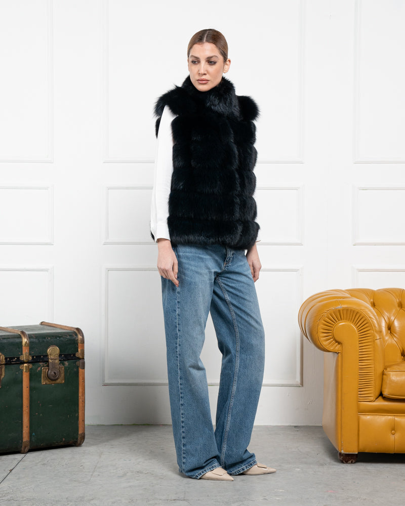 Gilet in Volpe